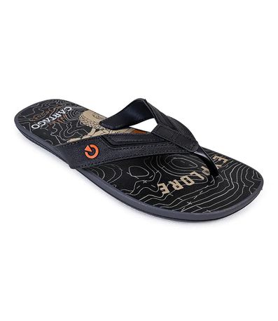 Chinelo Dedo Cartago Dakar Cinza e Preto Juvenil Masculino