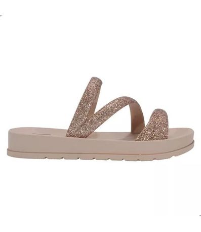 Tamanco Flatform Zaxy Nude Juvenil Feminino