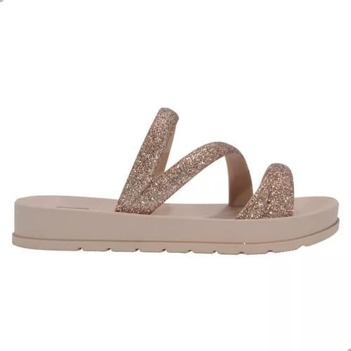 Tamanco Flatform Zaxy Nude Juvenil Feminino