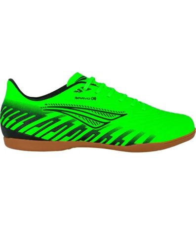 Chuteira Indoor Penalty Bravo Verde e Preto Masculino