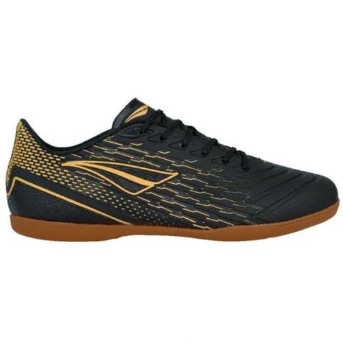 Chuteira Indoor Penalty Garra Preto e Amarelo Masculino