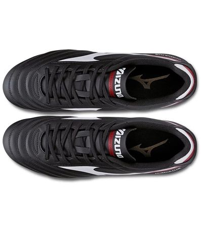 Chuteira Campo Mizuno Preto e Branco Masculino