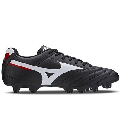 Chuteira Campo Mizuno Preto e Branco Masculino