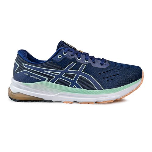 Tênis Esportivo Asics Shinobi Marinho Feminino