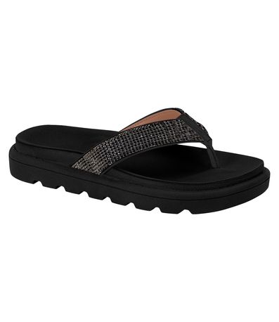Tamanco Flatform Vizzano Preto Feminino