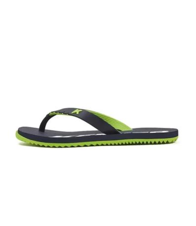 Chinelo Dedo Kenner DNN Azul Marinho e Verde Masculino