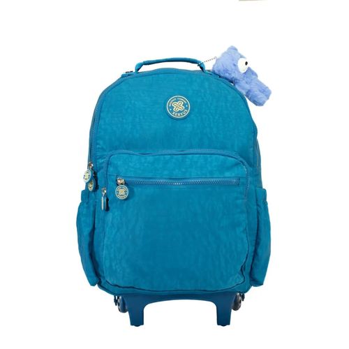 Mochila com Rodas Xeryus Azul Juvenil Feminino