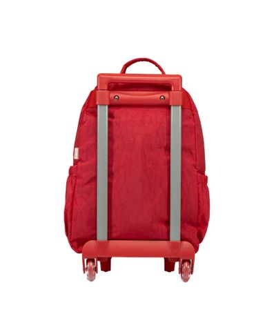 Mochila com Rodas Xeryus Vermelho Juvenil Feminino