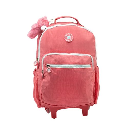 Mochila com Rodas Xeryus Rosa Juvenil Feminino