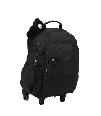 Mochila com Rodas Xeryus Preto Juvenil Feminino