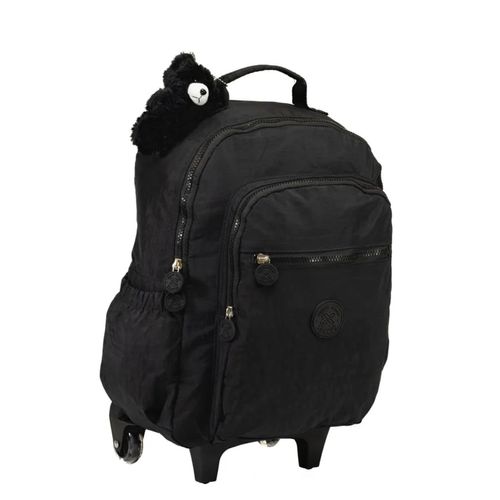 Mochila com Rodas Xeryus Preto Juvenil Feminino