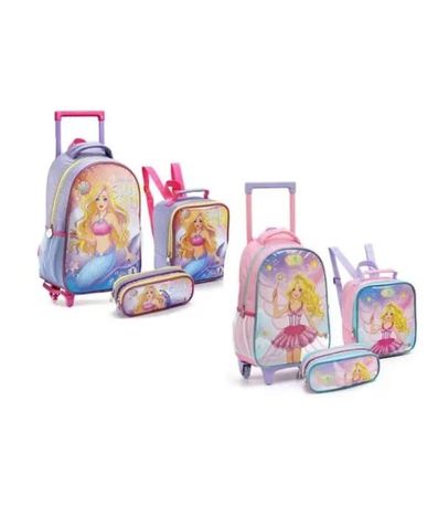 Lancheira Escolar Seanite Barbie Sereia/Fada