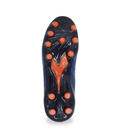Chuteira Campo Diadora Azul e Laranja Masculino