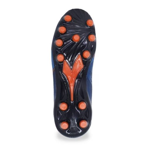 Chuteira Campo Diadora Azul e Laranja Masculino