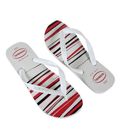 Chinelo Dedo Havaianas Branco e Multicolorido Masculino
