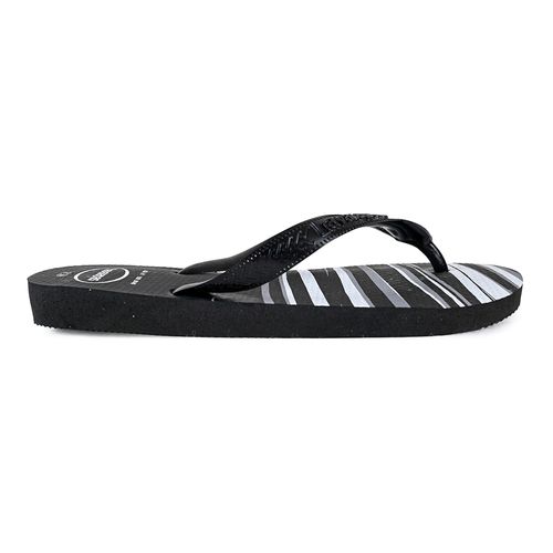 Chinelo Dedo Havaianas Preto e Branco Masculino