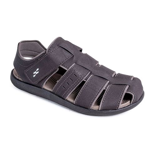 Sandália Flats Couro Itapuã Café Masculino