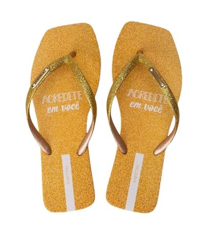 Chinelo Rafitthy Gold Feminino