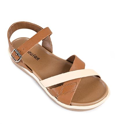 Sandália Flatform New Face Multicolorida Feminino