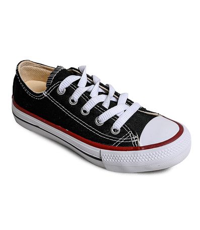 Tênis Casual BoxStar Preto e Vermelho   Infantil