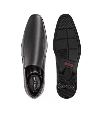 Sapato Social Sem Cadarço Ferracini London Preto Masculino