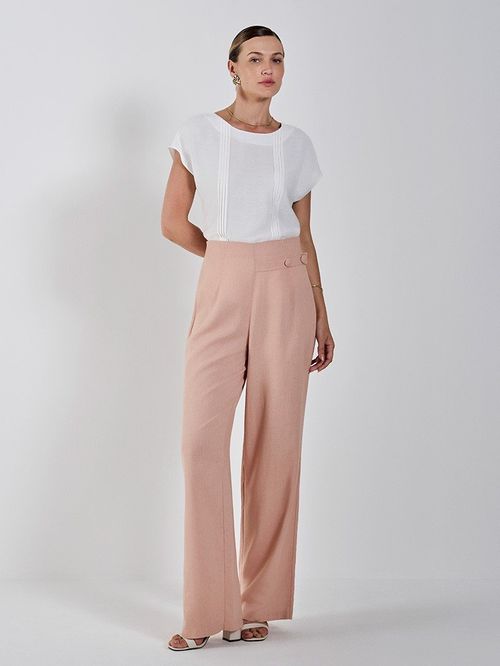 Blusa de Viscose Amalia Off White
