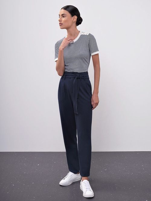 Blusa Malha Listrada Nya