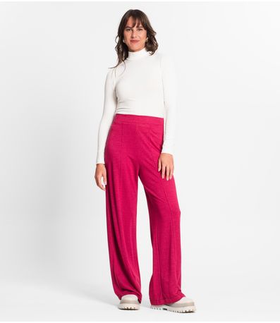 Calça Feminina Pantalona Rovitex Vermelho