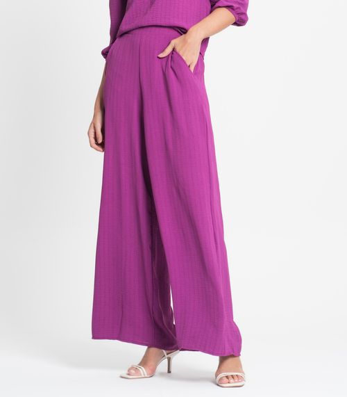 Calça Pantalona Feminina Rovitex Roxo