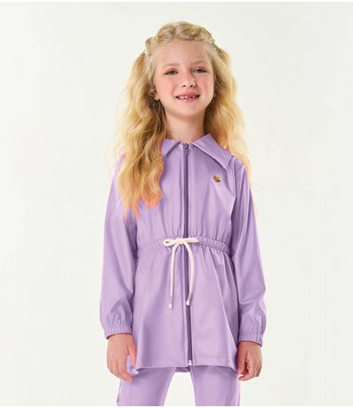 Parka Infantil Feminina Trick Nick Roxo