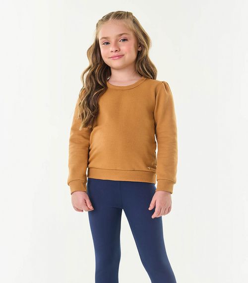 Blusão Infantil Menina Trick Nick Marrom