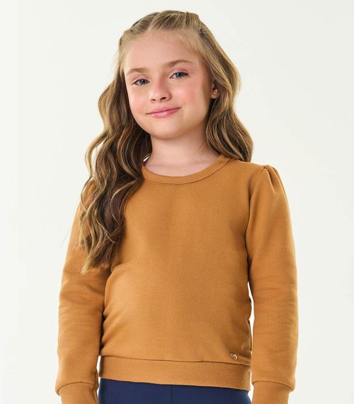 Blusão Infantil Menina Trick Nick Marrom