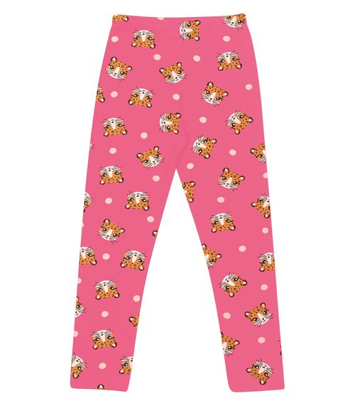 Legging Infantil Estampada Molecotton Rovitex Kids Rosa