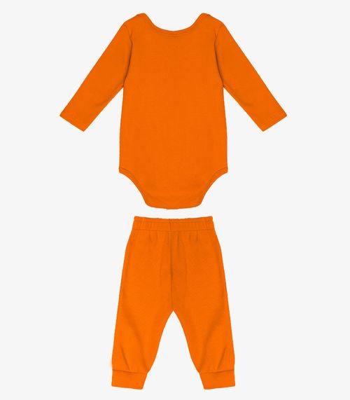 Conjunto Body com Calça Select Laranja