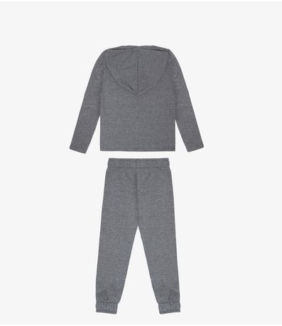 Conjunto Infantil Masculino Dino Select Cinza