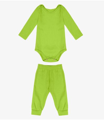 Conjunto Body com Calça Select Verde