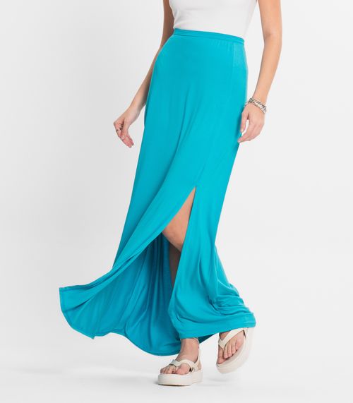 Saia Longa Feminina Select Azul