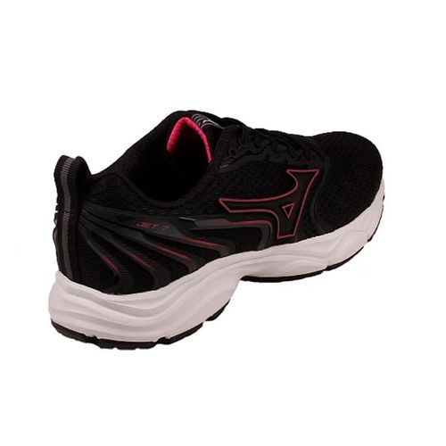 Tênis Esportivo Mizuno Jet 7 Preto e Pink Feminino