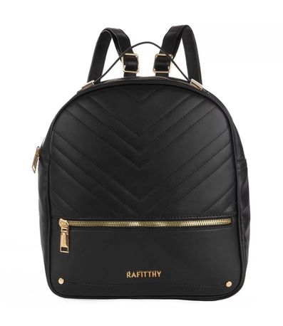 Mochila Rafitthy Preta Feminina
