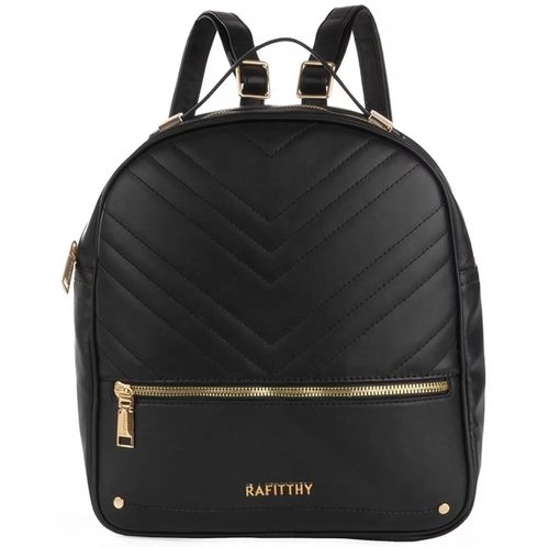 Mochila Rafitthy Preta Feminina