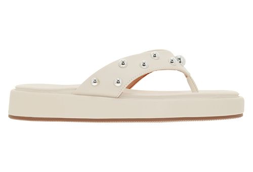 Tamanco Flatform Vizzano Branco Feminino