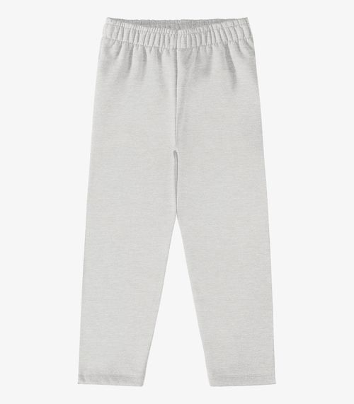 Calça Infantil Feminina Moletom Rovi Kids Cinza