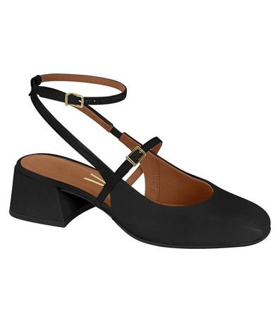 Sapato Chanel Vizzano Preto Feminino