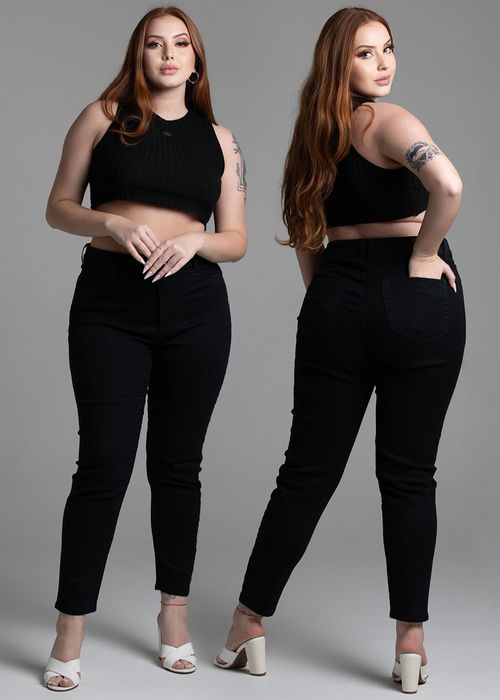 Calça Sarja Sawary Plus Size Cigarrete - 267162