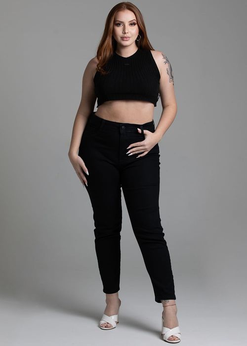 Calça Sarja Sawary Plus Size Cigarrete - 267162