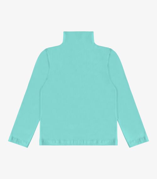 Blusa Manga Longa Infantil Gola Alta Rovitex Kids Verde