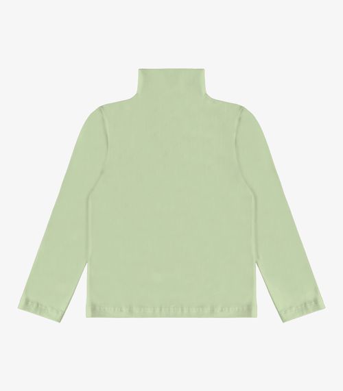 Blusa Manga Longa Infantil Gola Alta Rovitex Kids Verde