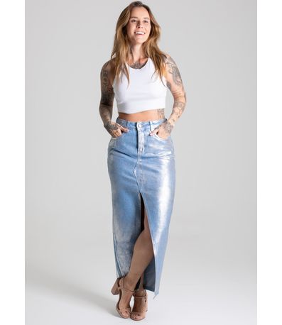 Saia Jeans Sawary Midi - 276654