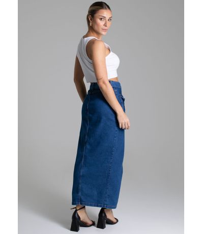 Saia Jeans Sawary Midi - 276628
