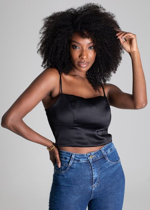 Blusa Cropped Sawary - 276551